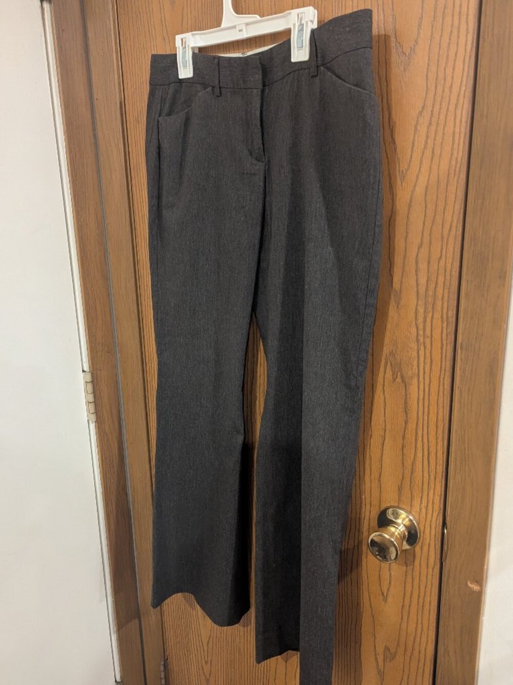 Express Editor Charcoal Gray Bootcut Trouser Pants-Women's 8‎